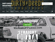 Tablet Screenshot of dirtydeedsindustries.com
